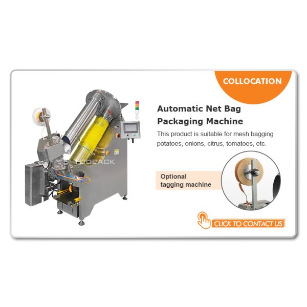 High Quality Automatic Walnut Net Bag Clipping Packing Machine Garlic Onions Potatoes Citrus Mesh Bag Packing Machine Chocolate Coins Mesh Bag Packing