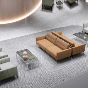 China Elegant Aesthetic Leather Reception Furniture ODM Carefully Crafted wholesale