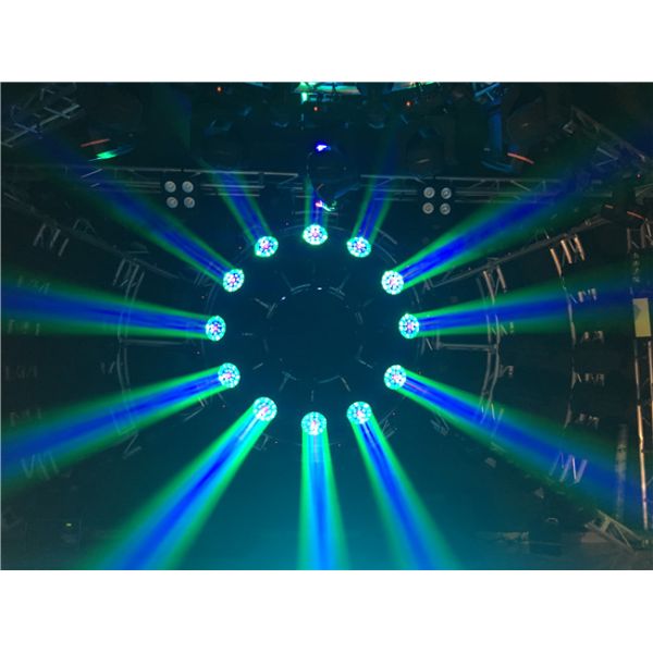 DJ LED Bee Eye Moving Head Lighting K10 19pcs x 15 W RGBW 4 In 1 Color