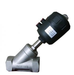 China J611F Hexagon Head Piston Operated Pneumatic Stainless Steel Angle Seat Valve Durable wholesale