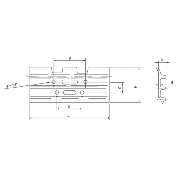 Customized Forged Excavator Track Pad