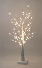 China 72pcs Holiday LED Lights Birch Light Tree With Fairy Lights Battery Decoration on sale