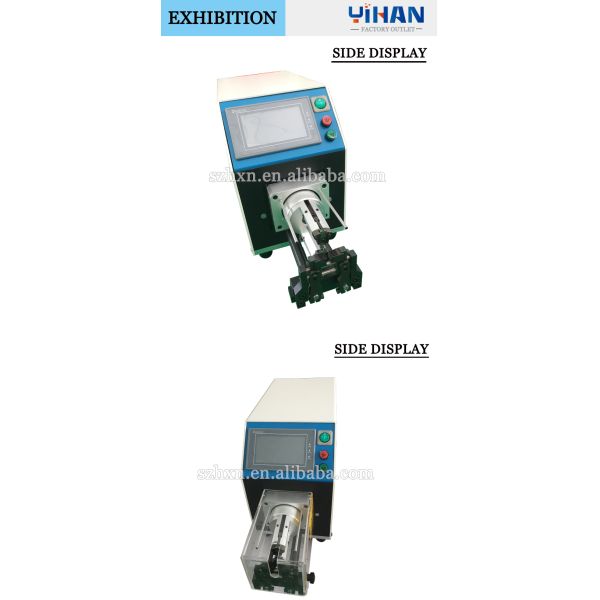 Computerized Coax Cable Stripping Machine with 4pcs Blade Stripping Length 0.1-85mm