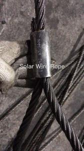 CONNECTING  WIRE 26mm X 3.0M EYE MECHANICAL SPLICE INTERMEDIATE WIRE ON END TO END WITH THIMBLE