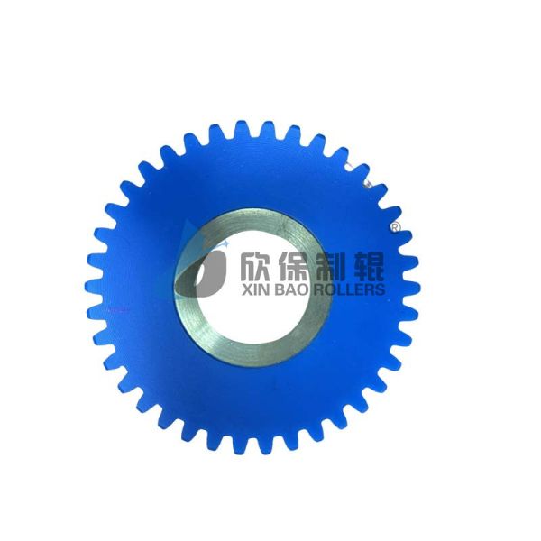 Precision Size Printing Rubber Roller Special Shaft Core Wear Resistant Accessory Plastic Steel Gear