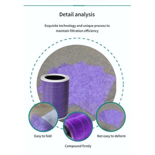 H13 H14 HEPA Air Filter Fabric Hepa Filter Material By The Yard