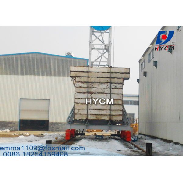 QTP6016 Rail Tower Crane Undercarriage Mobile Base Foundation Type 10 Tons