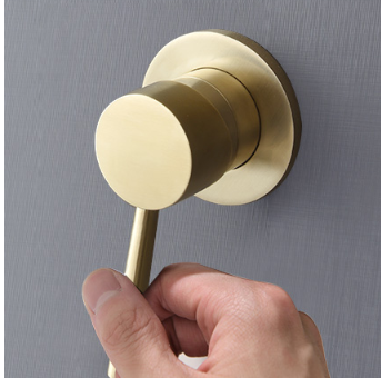 OEM Brushed Golden Concealed Rain Shower Faucets