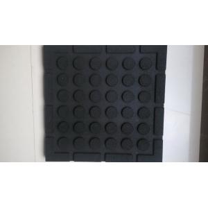 Buy cheap anti-slip round stud coin pattern EPDM rubber flooring brick from wholesalers