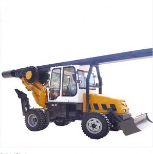 China 11m 88kw Wheeled 180 Degree Rotary Drilling Machine With Excavator wholesale