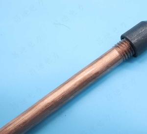 China 5 8 Galvanized Ground Rod Welding Threaded With Drilling Head on sale