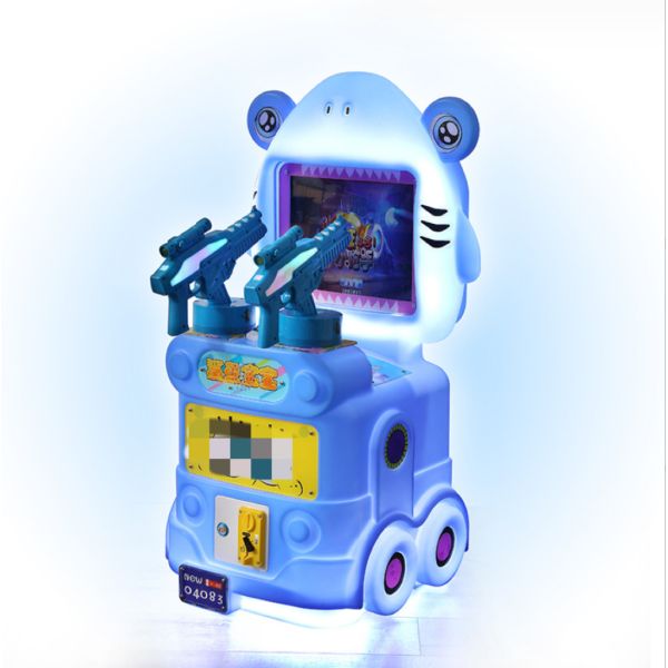 Dreamland Coin Operated Children Press Button Machine Shark Baby Kids Game Machine