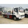 FAW 3 Ton Road Wrecker Tow Truck / Transporter Recovery Truck With Crane EURO 5 for sale