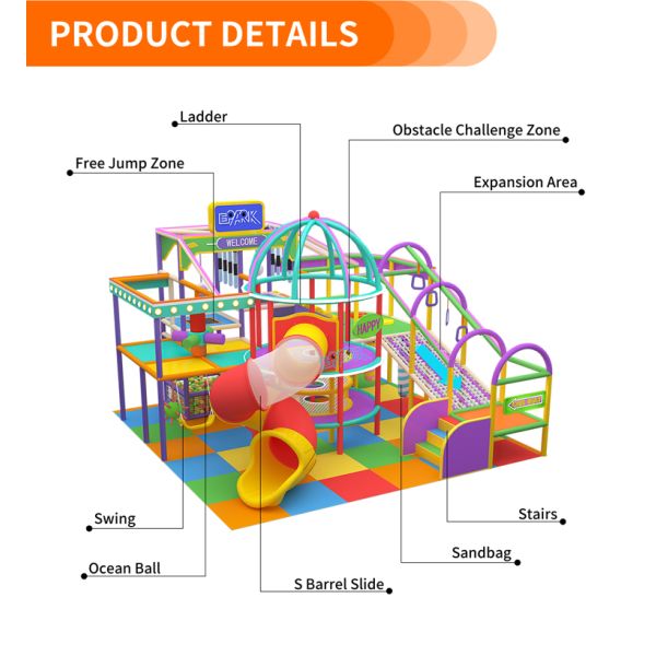 Toddler Plastic Jungle Playground for Kids Commercial Playground Equipment Indoor Soft Playground Park