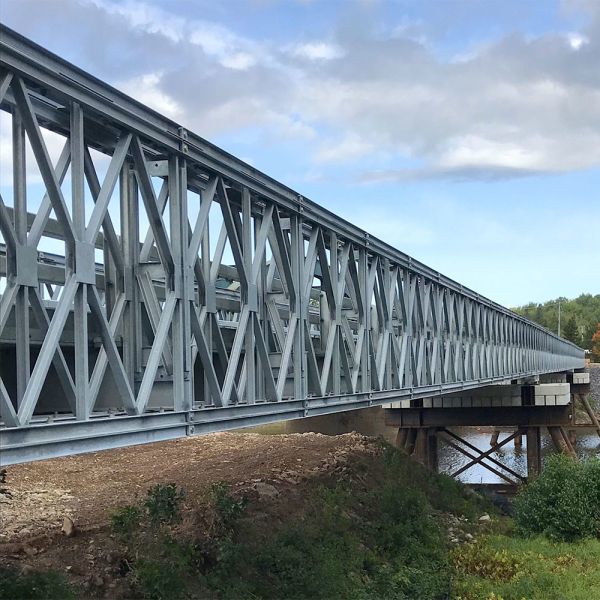 Q345b Compact 200 Modular Steel Pedestrian Bridge Aisi