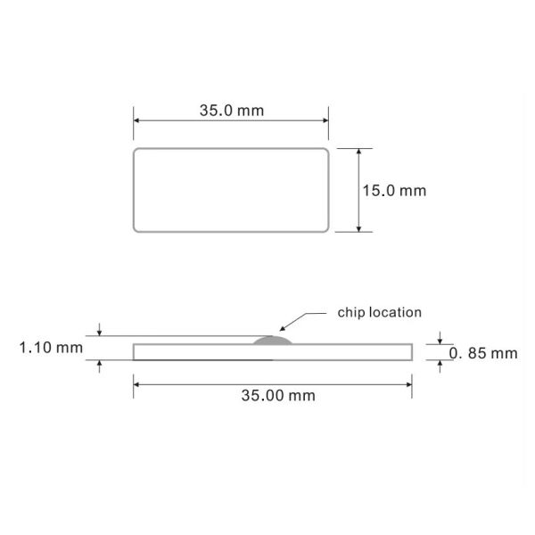 Automated And Intelligent UHF RFID Laundry Tag With UC ODE 8 Chip For Linen Management