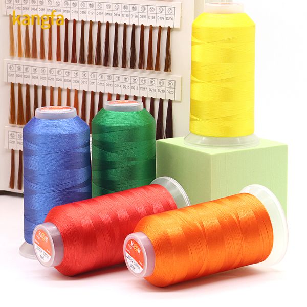 Machine Embroidery Thread 100G Net Weight 4000y Length 120d/2 100% Polyester Durable