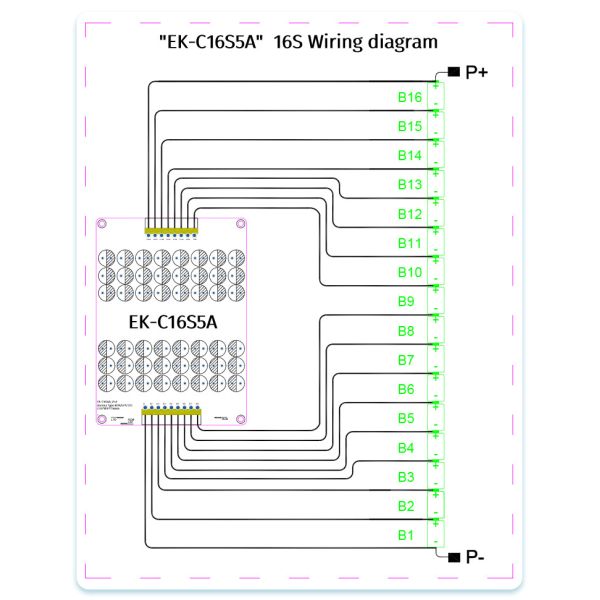 48V BMS Lto Lithium Lifepo4 Active Balancer 12s 13s 14s 15s 16s 5A For Energy Storage
