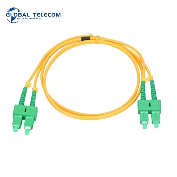 Os2 Duplex Sc Apc Fiber Optic Cable 9/125nm For Fast Ethernet