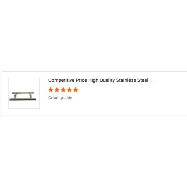 Back to Back Towel Bar Pull Handle for Long Room Glass Door in PSS/Matt Black/Stain