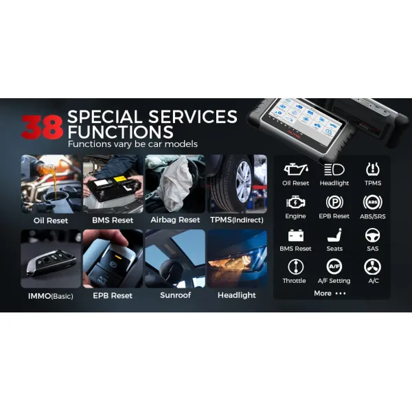 Autel MaxiCOM MK808KBT PRO OBD2 Scanner Automotivo Car Diagnostic Scan Tool MK808K-BT OBD 2 Code Reader Key Coding Activ