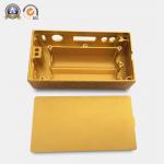 China Yellow Coated Cnc Mechanical Parts Electronic Cigarette Aluminum Case wholesale
