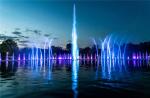 DMX Control Modern Floating Fountain With Computer Programmer