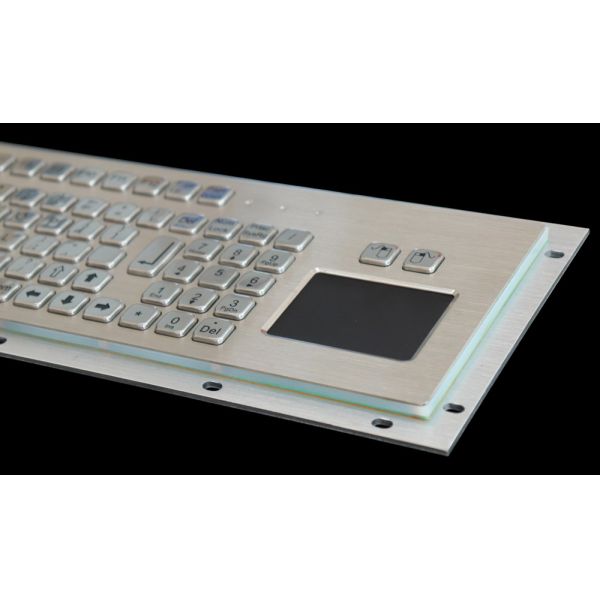 95 Keys Metal Industrial Keyboard Layout Customizable 30mA Waterproof