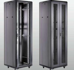 42U Computer Server Cabinet Double Open Door High Strength Easy Disassemble