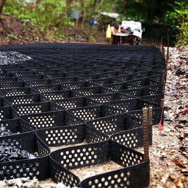 HDPE Plastic Geocell Paved Grid HDPE Geocell for Soft Basement Reinforcement Low Cost Gravel Stabilizer Geocell in Road Construction