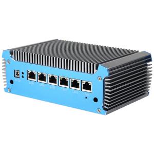 China Intel Celeron 3865U Soft Router Mini PC With 6 RJ45 i211AT Gigabit LAN And DDR4 RAM wholesale