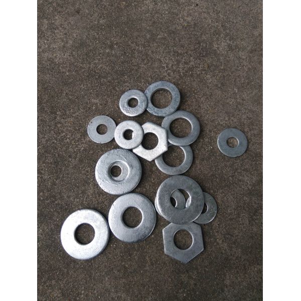 Hardware Spring Flat Fender Washer , Metric Metal Spacer Washers Flat Ring Gasket