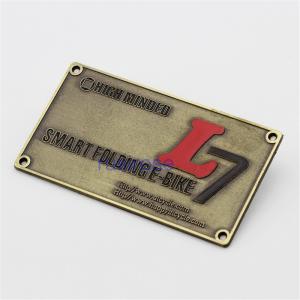 Buy cheap Personalized metal nameplate custom, painted metal badge custom, custom from wholesalers