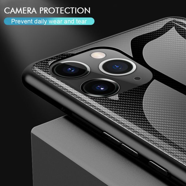 TPU+Glass with glossy suface for iphone 11, 2019 iphone 11 Pro, Max