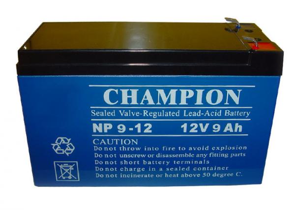 Quality China Champion UPS Battery 12V9Ah NP9-12 Lead Acid AGM Battery VRLA Battery, SLA Battery for sale