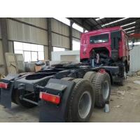 China 2015 made in china tractor head 6*4 10 Tires Sinotruck Howo tipper  dump truck tractor truck flatbed semi-trailer for sale