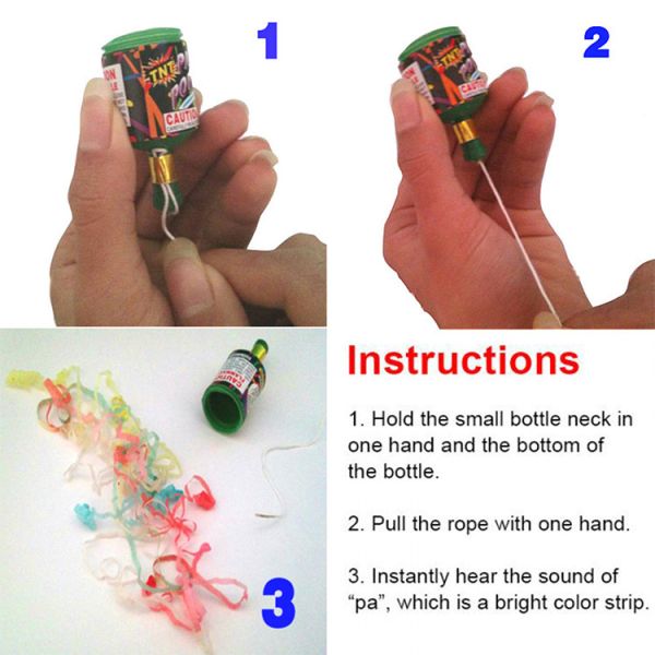 No Explosives Small Party Popper Fireworks For Joy Moment