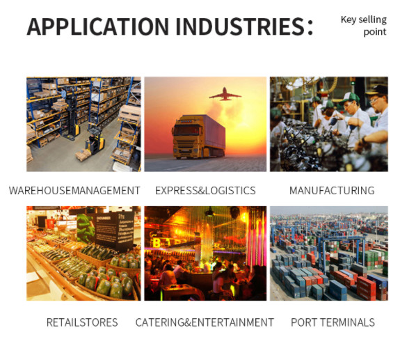 2D Scanner Handheld Data Collector 4.7 Inch Screen 2G 16G Storage