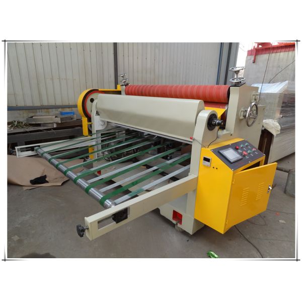 2 Layers Single Facer Corrugated Board Production Line 80 Meters/Min