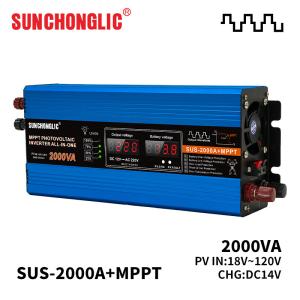 Buy cheap 2000w Solar Charge Inverter Mppt Modified Sine Wave Power Inverter 12v To 220v from wholesalers
