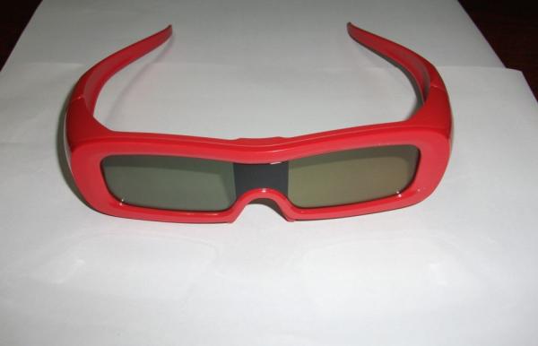 Quality Infrared Universal Active Shutter 3D Glasses Lithium Battery Powered for sale