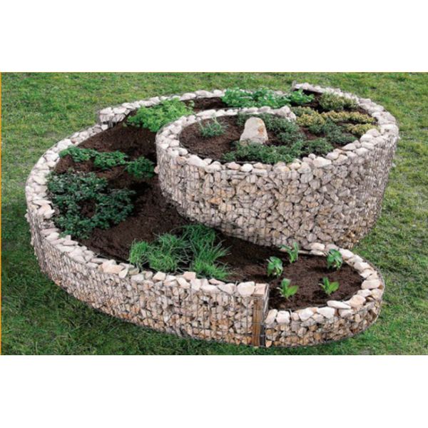 0.5m Width 1m Length Rock Basket Retaining Wall 4x1x1m Welded Mesh Gabion