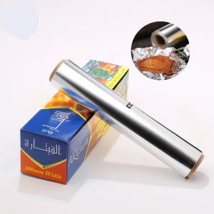 China Kitchen 75 Sq Ft Food Packing Catering Aluminium Foil Rolls with Customized Thickness on sale